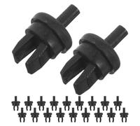 VILLFUL Plastic Retainer Fastener Push Pin Set for Maximised Trunk Space and Swift Installation 20pcs Black Clips for Trunk Cover Shelf Rack Fixing for Moving and Travel