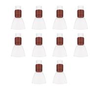 VILLFUL Plastic Suona Reeds 10 Pieces with Durable Copper Material for Suona Supply Suitable for Repair-free Call Introduction and Musicians