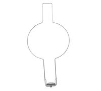 VILLFUL Portable Chrome Metal Hat Holder for Car Sun Visor Space-saving Cowboy Cap Organizer with Firm Clamping and Chrome Finish Suitable for Trucks and Suvs