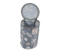 VILLFUL Portable Knitting Bag Yarn Storage with Spacious Design for Crochet Hooks Needles Sewing Accessories Elegant Retro Style Knitting Tool Organizer for Crafters the Go