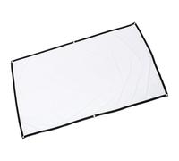 VILLFUL Portable Projection Screen for Home Theaters and Outdoor Events, White Polyester Material with Clearer Picture Display and Reusable Design, High Definition Projector Movie Screen