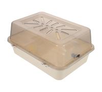 VILLFUL Portable Small Pet Carrier Cage for Hamsters and Guinea Pigs Spacious Plastic Habitat with Integrated Sleeping Feeding and Ventilated Travel Case for Outdoor Use and Traveling