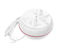 VILLFUL Portable USB Charging Mini Washing Machine for Travel and Dorm Use Compact Turbo Washer for Socks Underwear Energy-saving Design with Sucker Base Lightweight and Easy to Carry