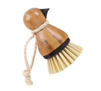 VILLFUL Portable Vegetable Cleaning Brush with Plastic Vertical Scrubber Ergonomic Handle for Easy Grip Durable for Fruit Veg Kitchen Home and Bathroom Use