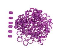 VILLFUL Poultry Leg Marking Rings Adjustable Numbered Foot Clips for Chickens Ducks and Geese Durable Identification Bands for Easy Bird Tracking