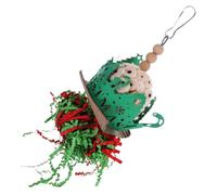 VILLFUL Practical Bird Christmas Hanging Parrot Chewing Plaything for Birdcage Durable and Multifunctional Chew for Parrots for Relaxation and Fun