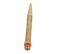 VILLFUL Precision Copper Hot Glue Nozzle Metal Tip for Crafting and Repairs Heat Resistant Long Tube with Threaded Fit Efficient Heat Distribution for Fine Adhesive Application