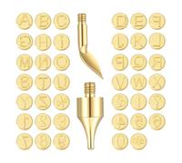 VILLFUL Precision Pyrography Tool Quick-Replaceable Brass Round Tip for DIY Pyrography and Wood Burning, Suitable for Leather and Wood Crafting Projects