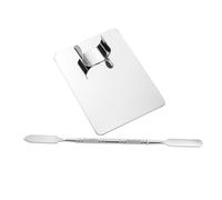 VILLFUL Professional Makeup Mixing Palette with for Foundation and Nail Art Lightweight Compact Cosmetic Color Blending Plate for Pigment Mixing and Application