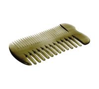 VILLFUL Professional Ox Horn Comb Double-sided with Anti-static Design and Balanced Oil Function, Lightweight Hair Massage Tool for Daily Use with Wide and Fine Teeth