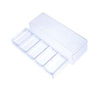 VILLFUL Professional Poker Chip Holder Acrylic Chip Case 100pcs Storage Box for Home and Tournament Use