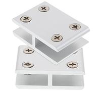 VILLFUL Railing Glass Clamp 2pcs Glass Clamp Bracket for Balustrade Strong Cabinet Clips for 8-10mm