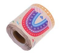VILLFUL Rainbow Border Trim for Classroom Bulletin Board Decor Vibrant Paper with Hearts Dots Elegant Pastel Design for Blackboard Whiteboard Display