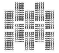 VILLFUL Reflective 3d Scanning Marker Dots Sheet with 50pcs 6mm Inner Diameter for Measurement Systems and Motion Capture, High-visibility Reference Markers for Professional Scanner