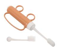 VILLFUL Replaceable Head Toothbrush for Elderly with Extra Large Handle and Finger Loops, Adaptive Oral Care for Adults with Limited Dexterity and Weak Grip