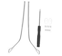 VILLFUL Replacement Glasses Temple Arms with Streamlined Design for Comfortable Fit Eyeglass Arm Legs for Repair and Style Change Prevent Frame Breakage and Ear Pressure Transparent