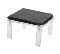 VILLFUL Reptile Basking Platform with Natural Rock Texture Interactive Climbing Ledge for Geckos Lizards and Turtles Promotes Healthy Behavior Cooling Surface