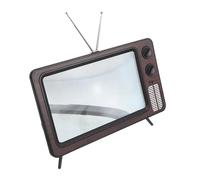 VILLFUL Retro Tv Style Screen Magnifier for Smartphones Phone Amplifier with Eyefriendly Visual Enlargement Portable Video Game Enhancer and Vintage Home Decor Accessory