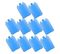 VILLFUL Reusable Ice Blocks 10pcs PE 14×8.8×2.8 cm - Leakproof Freezer Packs for 6-8 h Cooling - Drinks & Transportation, Lunch Box, Picnic