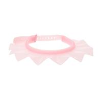 VILLFUL Reusable Pink Silicone Shower Cap for Hair Washing and Bathing Comfortable Waterproof Bath Hat Suitable for Teens and Adults for Family Bath Time