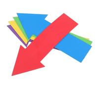VILLFUL Right Angle Arrow Spot Markers Flat Design Made of Sturdy Tpe Material Non-slip 5pcs for Sports Training Suitable for Court and Floor Use, for Agility Drills and Playing Fields