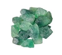 VILLFUL Rough Green Fluorite Decorative Stones 3-5Cm Diffuser Blocks for Indoor Plants and DIY Crafts