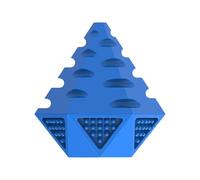 VILLFUL Rubber Dog Pet Molar Safe Teeth Grinding Natural Rubber Diamond Shape Chewing for Dogs