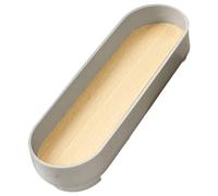 VILLFUL Rustic Wooden Jewelry Dish Tray Grey Square Display Box Desktop Organizer for Dressing Table Key Storage Plate Necklace Holder Earring Holder Vanity Storage Box