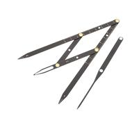 VILLFUL Second Generation Stainless Steel Eyebrow Ruler with Three-point Positioning for Precise Measuring and Tattooing Golden Ratio Design Portable Brow Shaper Tool