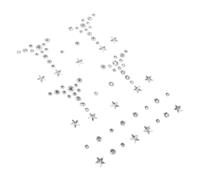 VILLFUL Self-adhesive Face Gems Pearl Stickers for Festivals and Parties Body Jewels with Sparkling Rhinestones Easy Application Eye Stickers for Unique Makeup Decoration