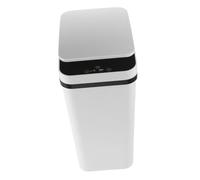 VILLFUL Sensor Trash Can 12l Slim Automatic Induction Waste Bin with Foot Pedal White Rechargeable Household Kitchen Bathroom Narrow Space