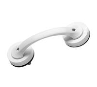 VILLFUL Shower Grab Bar with Suction Cup, White Classic Suction Shower Handle for Elderly and, Bathroom Safety Support Bar for Bathtubs and Glass Doors