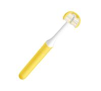 VILLFUL Sided Adult Toothbrush with Soft Bristles Ergonomic Non-Slip Handle Wrap-Around Design for Thorough Teeth Care and Easy Cleaning at Home and Travel