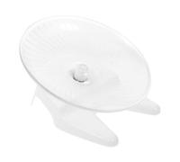 VILLFUL Silent Running Hamster Exercise Wheel with Stand Quiet Small Animal Spinner for Hamsters Gerbils Mice Hedgehogs Flying Saucer for Indoor Use Easy to Clean