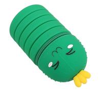 VILLFUL Silicone Cactus-Shaped Pencil Holder and Multi-Function Portable Pencil Pouch for Students, Large Capacity Pen Storage Bag Suitable for Daily Use and School Supplies