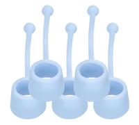 VILLFUL Silicone Finger Exerciser Blue Colour 5pcs Finger Strength and Movement, Sturdy Hand Trainer Exercise Tool for Guitar and Piano Players Suitable for Students and Teachers