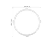 VILLFUL Silicone Pressure Cooker Sealing Ring Replacement Leakproof Gasket for Electric Cookers Heat-Locking Steam Pot Seal Compatible with Midea Models Essential Kitchen Accessory