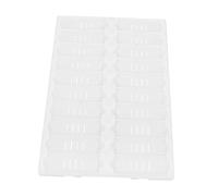 VILLFUL Slot Microscope Slide Staining Holder Plastic Storage Tray for Lab Experiments with Secure Design Quick Drying Material and Efficient Slide Organization