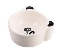 VILLFUL Small Animals Ceramic Feeding Bowl for Hamsters Guinea Pigs and Non- Cartoon Design Easy to Clean Prevents Food Spills for Water and Dry Food