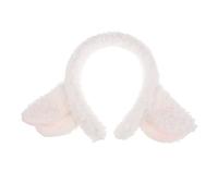 VILLFUL Soft Plush Lamb Ear Headband for Women Cute Hairband for Parties and Face Washing Adorable Animal Hair Accessory with Comfortable Fit