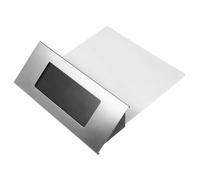 VILLFUL Solar Number Light with LED Solar-powered Weatherproof Stainless Steel Wall Lamp for Home Corridor Courtyard Energy-saving Address Signage for Outdoor Door Identification