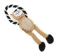 VILLFUL Squeaky Dog Toy Plush Animal Toys for Puppy Cartoon Lion Design for Household Playtime