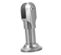 VILLFUL Stainless Steel Bathroom Partition Support Feet Rust-Resistant Alloy Footrest for Toilet Cubicles Lightweight Modern Design Public Restroom Use