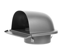 VILLFUL Stainless Steel Exhaust Air Vent Cover Rainproof Wall Outlet Hood Ventilation and Oil Discharge Lightweight Windproof Air Vent Hood Easy Installation with Breathable Design