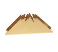 VILLFUL Stainless Steel Triangle Napkin Holder for Countertop Standing Tissue Dispenser for Kitchen Dining Tables Outdoor Picnic Easy to Clean Stable and Stain Resistant Organizer for