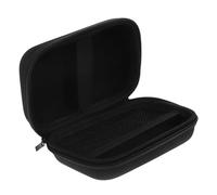 VILLFUL Tech Organizer Pouch for Mini Printer and External Hard Drive Hard Eva Carrying Case with Mesh Pocket Lightweight and Portable Black