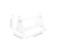 VILLFUL Trapezoid Test Tube Holder Rack with Double-sided Design Lightweight Centrifuge Tube Stand for Laboratory Sampling and Scientific Research