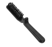 VILLFUL Travel Folding Beard Brush Compact Male Detangler Brush for Grooming Mustache Goatee with Boar Bristles for Men the Go