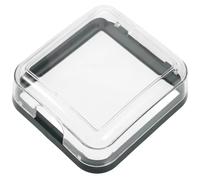 VILLFUL Type Self-adhesive Wall Socket Cover Transparent Green Outlet Protector for Bathroom and Outdoor Use Receptacle Case with Splash-resistant Design Compact and Plug Guard