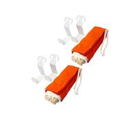 VILLFUL Under Desk Foot Hammock Lightweight Mini Foot Rest Stand for Office and Home Comfortable in Orange